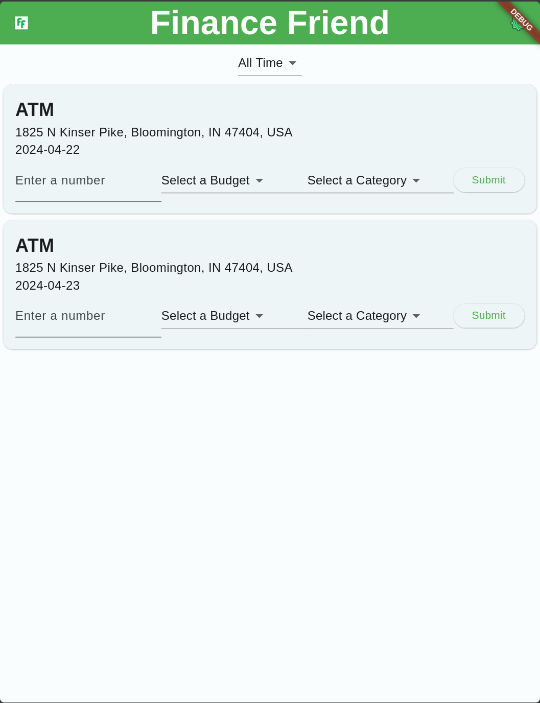 FinanceFriend Location